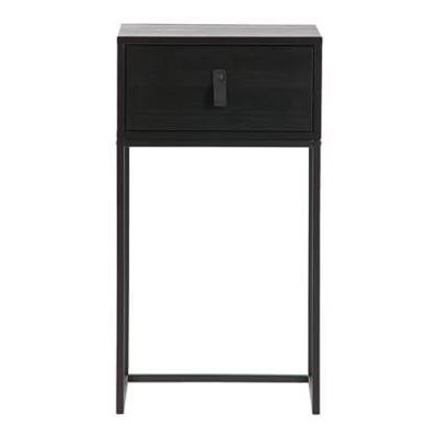 WOOOD Nachtkastje 'Zola' kleur Zwart
