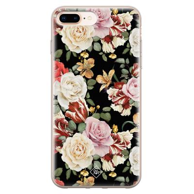 iPhone 8 Plus/7 Plus siliconen hoesje - Flowerpower iPhone 8 Plus/7 Plus siliconen hoesje - Flowerpower