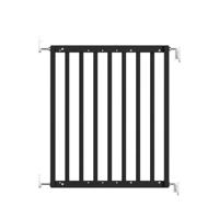 Geuther | Maya veiligheidshekje | Houten Uitschuifbaar Traphekje | Schroefhekje met Boren | Veiligheidshekje met Muurbevestiging | Zwart | Van 63.5 tot 105.5cm - thumbnail