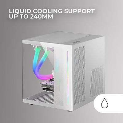 ATX Semi-toren BehuizingMars Gaming MCVIEWW Wit