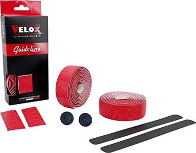 Velox stuurtape ultra grip 2.5 rood (2st)