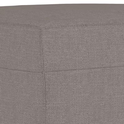 4-delige Loungeset met kussens stof taupe