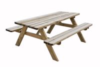 Oslo houten picknicktafel - thumbnail