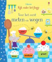Bongers Speelgoed Leesboek kijk onder het flapje - voor het eerst meten en wegen - thumbnail