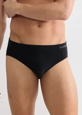 2-pak Midi/Brief heren slips - Go Smooth - naadloze Heren heup onderbroeken - Biologisch katoen