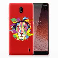 Nokia 1 Plus Telefoonhoesje met Naam Lion Color - thumbnail