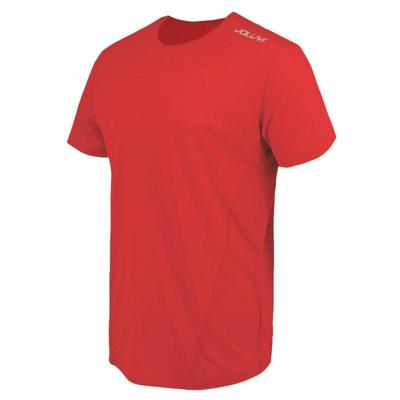 Heren-T-Shirt met Korte Mouwen Joluvi Runplex Rood Maat 2XL