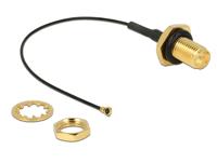 Delock 12464 Antennekabel RP-SMA jack naar I-PEX Inc., MHF® 4 plug 0,81 10cm draadlengte 9 mm - thumbnail