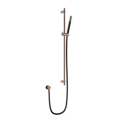 Hotbath Archie Glijstang - 90cm - wanduitlaat - doucheslang 1.5m - handdouche - geborsteld koper PVD AR317BCP Hotbath Archie Glijstang - 90cm - wanduitlaat - doucheslang 1.5m - handdouche - geborsteld koper PVD AR317BCP