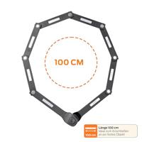 Axa Vouwslot fold lite c100 - zwart - thumbnail
