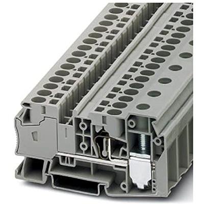 Phoenix Contact 3033126 Doorgangsserieklem 16.2 mm Schroeven Grijs 25 stuk(s)