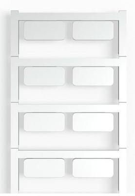 Weidmüller 1713700000 SM 27/12.5 NEUTRAL SI Apparaatmarkering Montagemethode: Plakken Markeringsvlak: 12.50 x 27 mm Zilver Aantal markeringen: 80 80 stuk(s)