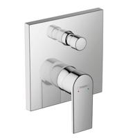 Hansgrohe Badmengkraan Inbouw Vernis Shape Eengreeps Met Geintegreerde Zekerheidscombinatie EN1717 Chroom - thumbnail
