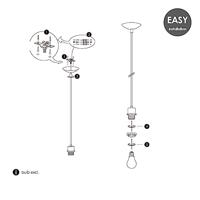 Light depot - verlichtingspendel Fabric - oranje - Outlet - thumbnail