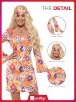Hippie kostuum Flowers Dames - thumbnail