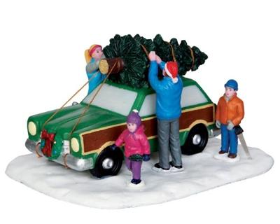 Kerstfiguur Christmas tree transport LEMAX - Lemax