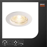SLV Plafond inbouwspotPika wit - 1000714 - thumbnail