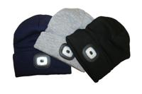 Muts met LED lamp (inclusief batterijen) 80 Lumen, sortie kleur. One size, fits all - thumbnail