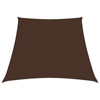 VidaXL Zonnezeil trapezium 3/5x4 m oxford stof bruin - thumbnail