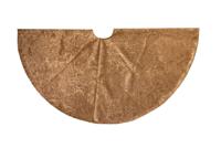 Boomkleed Barok Fluweel Goud Diameter 120Cm kerstversiering Anna's Collection - Annas collection - thumbnail