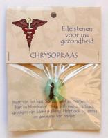 Steengoed Hanger gezondheidssteen chrysopraas 1 Stuks - thumbnail