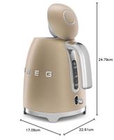 SMEG KLF03CHMEU 50's Style Waterkoker - Champagne - thumbnail
