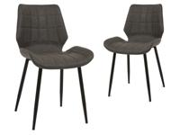 Set van 2 stoelen HEROU antraciet - thumbnail
