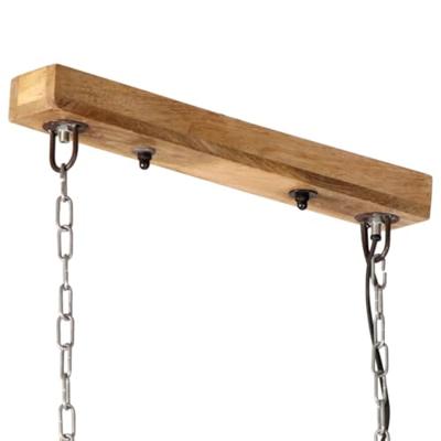 VidaXL Plafondlamp 25 w e27 90x24x111 cm verweerd rood