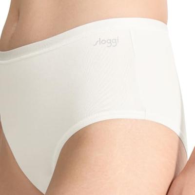 3-pack dames Go midi slip - Daily biologisch katoen heup slips