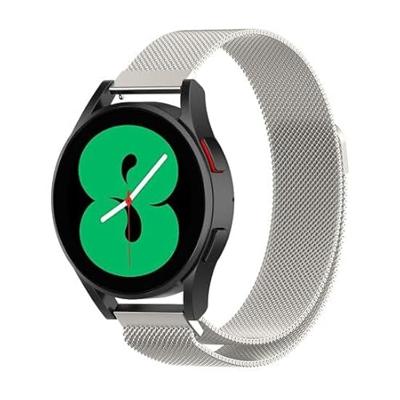 By Qubix - Milanese bandje - Starlight/Sterrenlicht - Compatible met Garmin Vivomove 3 / HR/Luxe/Sport/Style/Trend - Compatible Garmin bandje - Bandbreedte: 20mm