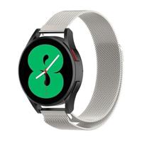 By Qubix - Milanese bandje - Starlight/Sterrenlicht - Compatible met Garmin Vivomove 3 / HR/Luxe/Sport/Style/Trend - Compatible Garmin bandje - Bandbreedte: 20mm - thumbnail