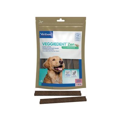 Virbac Veggiedent Zen kauwstrips hond L (15 st) 1 verpakking Virbac Veggiedent Zen kauwstrips hond L (15 st) 1 verpakking