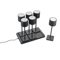 Trio Set van 6 tafellampjesFernandez zwart - R54096632 - thumbnail