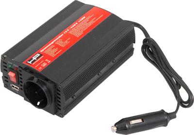 HP spanningsomvormer voltage coverter 12v-230v l 18.00cm w 14.00cm