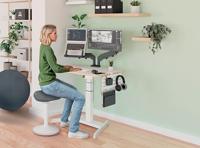 Leitz Ergo Zit/Sta bureau, klein, manueel, mobiel - thumbnail