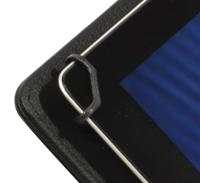 Schrijfmap DESQ voor tablet 7"-10" met sluitclip zwart - thumbnail