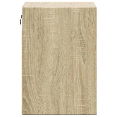 Tv-wandmeubels met LED 2 st 41x31x45 cm sonoma eikenkleurig