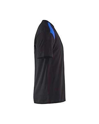 Blåkläder T-Shirt bicolour 33791042 | Zwart/Korenblauw | Maat 3XL - 7330509604724