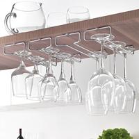 Metaltex Wijnglazenrek 26x11x4 cm 2 Stuks Zilver - thumbnail