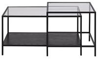 Salontafel Jaxx - zwart - 55x55x90 cm - thumbnail