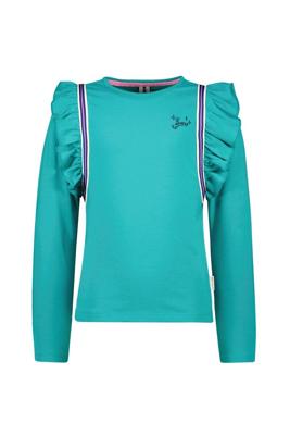 B.Nosy winter t-shirt meisjes - groen - Tess - ruffles/longsleeve - thumbnail