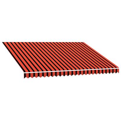 VidaXL Luifeldoek 350x250 cm canvas oranje en bruin VidaXL Luifeldoek 350x250 cm canvas oranje en bruin