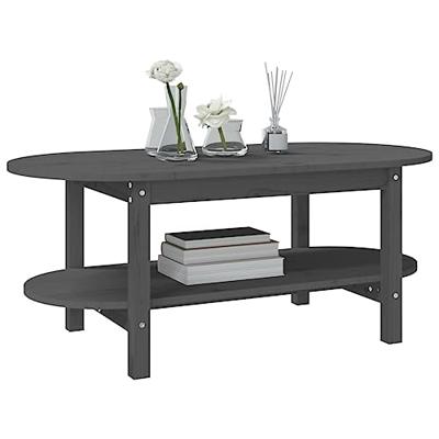 Salontafel 110x55x45 cm massief grenenhout grijs Salontafel 110x55x45 cm massief grenenhout grijs