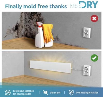 Schimmel-DRY DH-WHI-SDRY-SET Wandontvochtiger/schimmelverwijderaar Wit - thumbnail