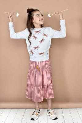 NoNo Meisjes sweater - Kylia - Sneeuwwit