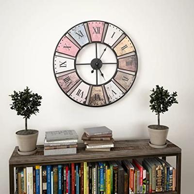 VidaXL Wandklok vintage-stijl quartz-mechanisme xxl 60 cm metaal VidaXL Wandklok vintage-stijl quartz-mechanisme xxl 60 cm metaal