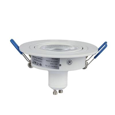 Pittsburg LED Inbouwspot - Kantelbaar armatuur - Diameter 90mm - GU10 Fitting incl. lamphouder - Rond - IP20 voor binnen - Wit Pittsburg LED Inbouwspot - Kantelbaar armatuur - Diameter 90mm - GU10 Fitting incl. lamphouder - Rond - IP20 voor binnen - Wit