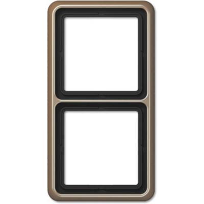 Jung CD582GB Afdekking Frame 2-voudig Brons 1 stuk(s)