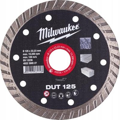 Milwaukee Diamantdoorslijpschijven DUT DUT 125 mm 1 st - 4932399527 Milwaukee Diamantdoorslijpschijven DUT DUT 125 mm 1 st - 4932399527