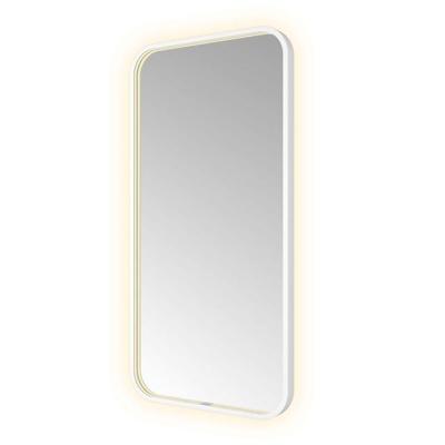 Hotbath &MORE Spiegel direct en indirect LED spiegelverwarming color changing dimbaar met afstandsbediening Mat wit SSQ510WH